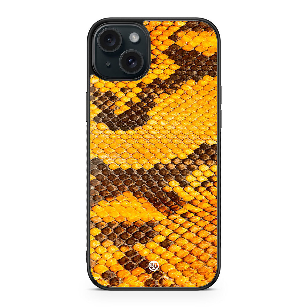 iPhone 15 Plus Case - Yellow Snake