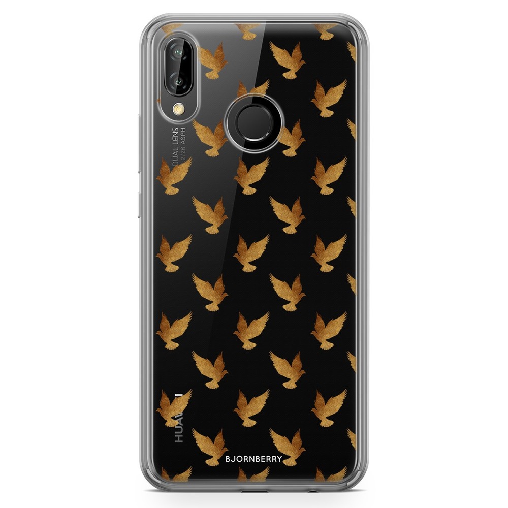 Huawei P20 Lite Fashion Skal - Guld Duvor