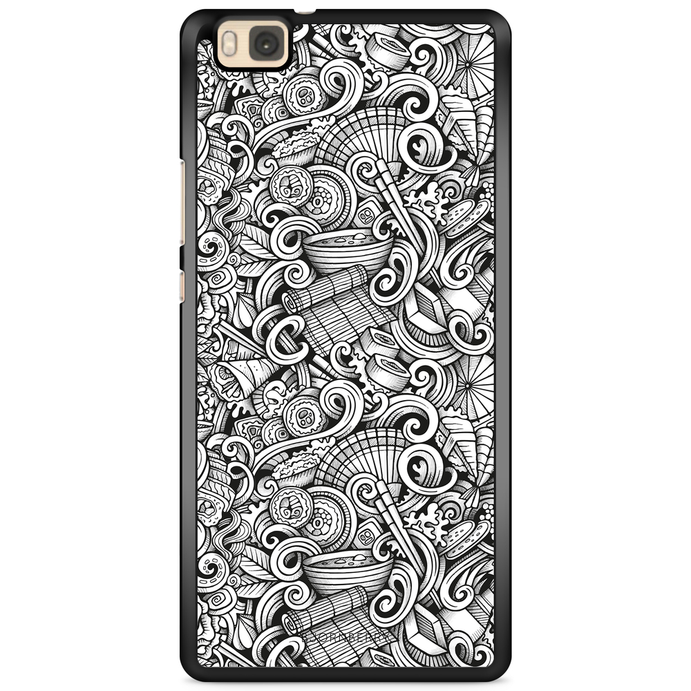 Huawei P8 Lite Case - Japanese Pattern