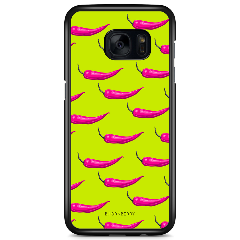 Samsung Galaxy S7 Case - Chilli Pattern