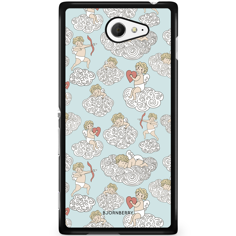 Sony Xperia M2 Aqua Case - Angels and Clouds