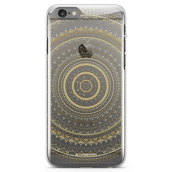 iPhone 6/6s TPU Case - Gold Mandala