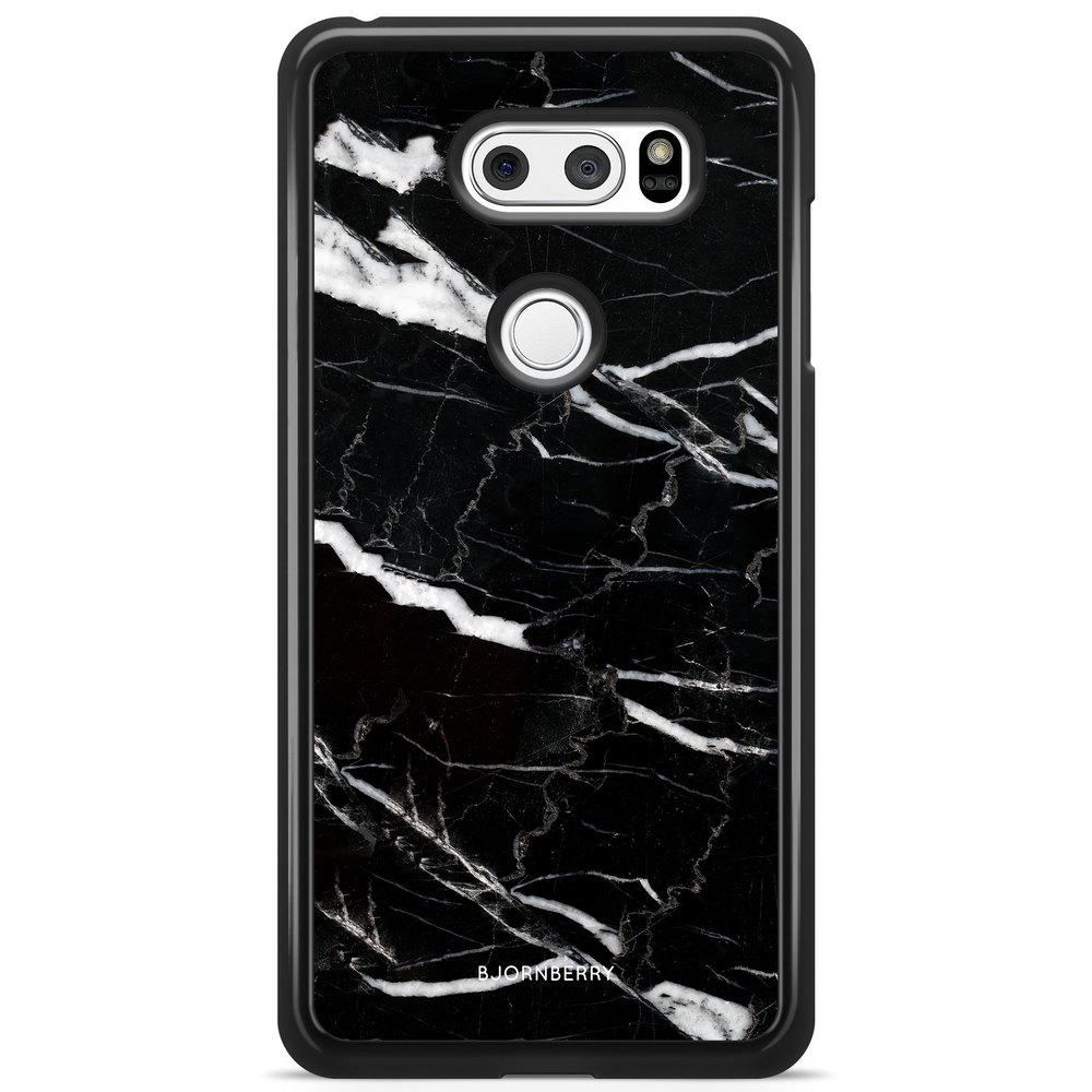 LG V30 Case - Black Marble