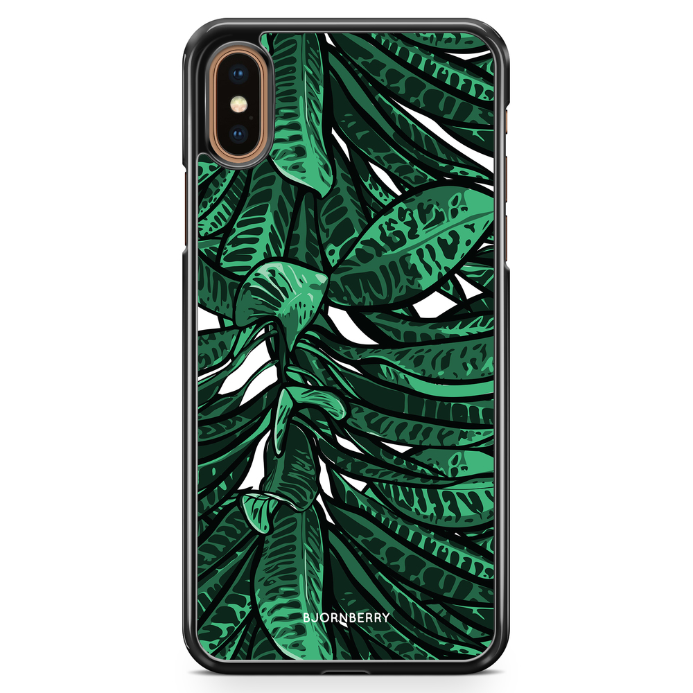 iPhone XS Max Case - Tropical Leaves