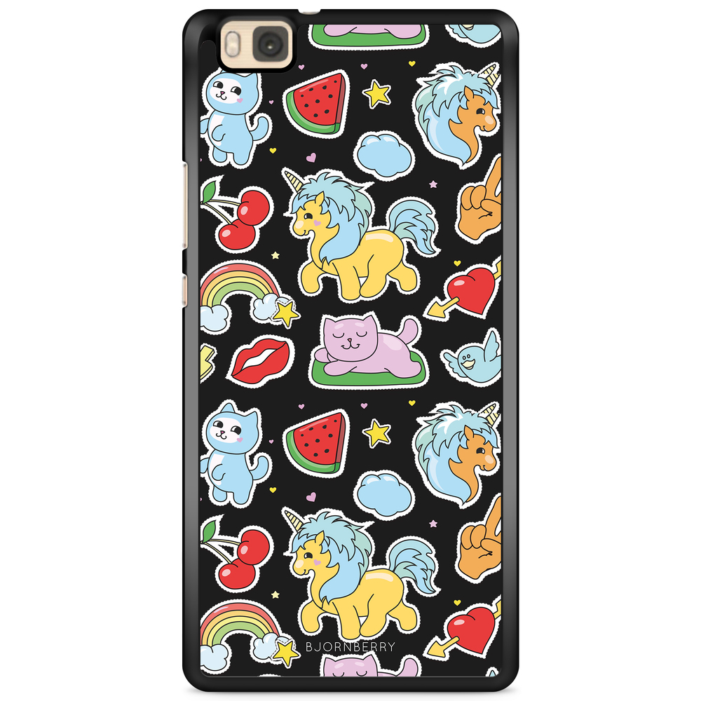 Huawei P8 Lite Case - Cute Stickers