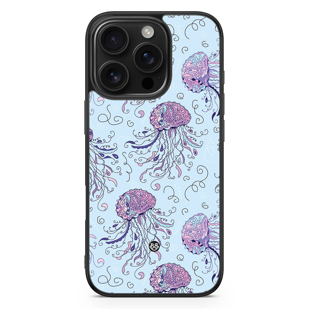 iPhone 16 Pro Case - Jellyfish Pattern