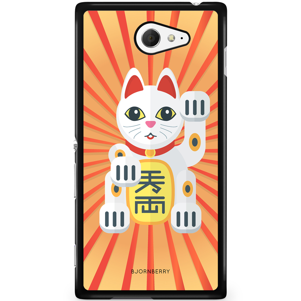 Sony Xperia M2 Aqua Case - Lucky Cat