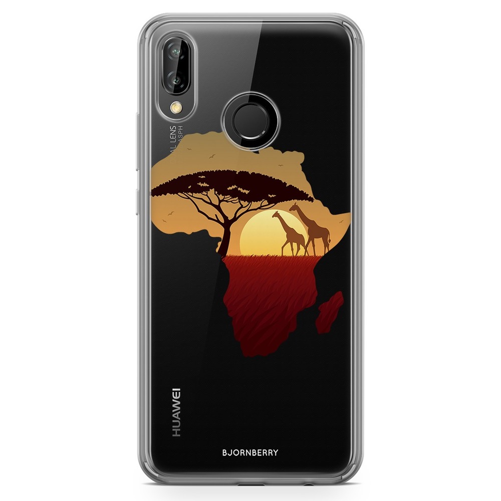 Huawei P20 Lite Fashion Skal - Afrika Svart