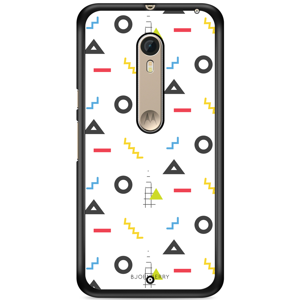 Moto X Style Case - 80s Pattern