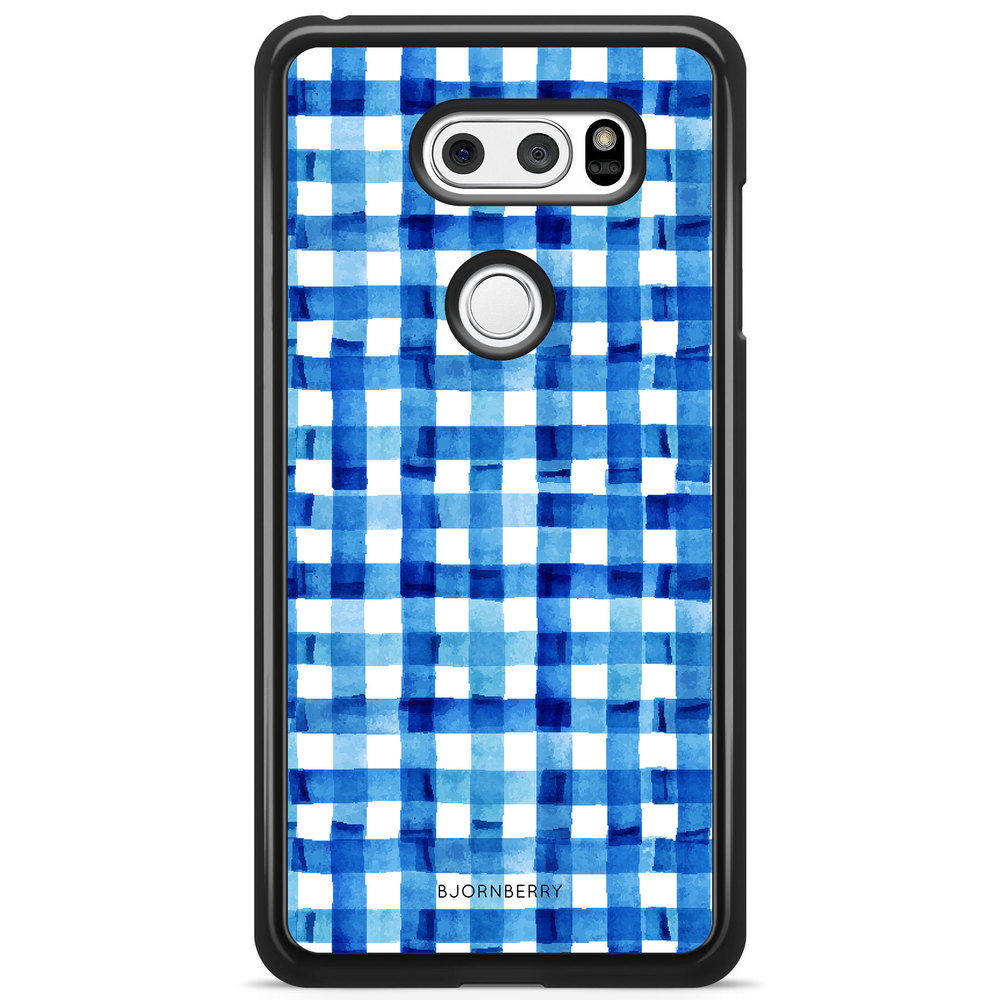 LG V30 Case - Blue Stripes