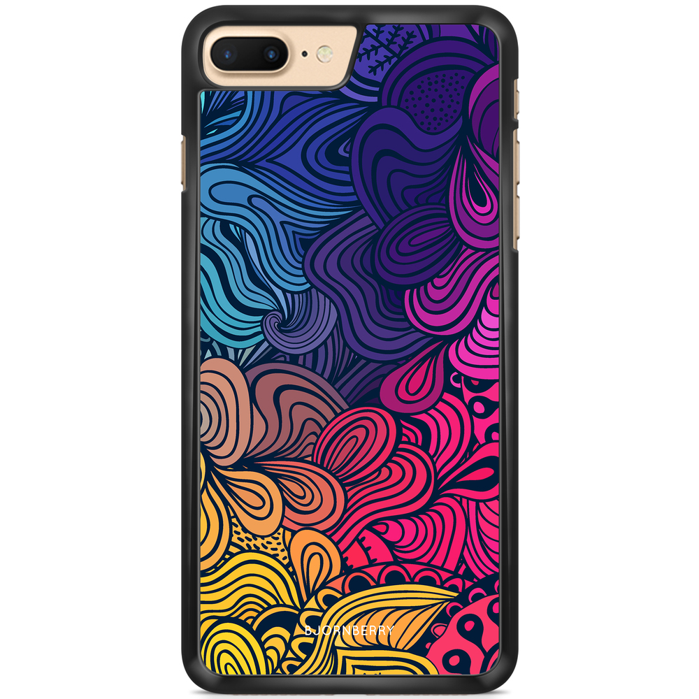 iPhone 7 Plus Case - Retro Flowers
