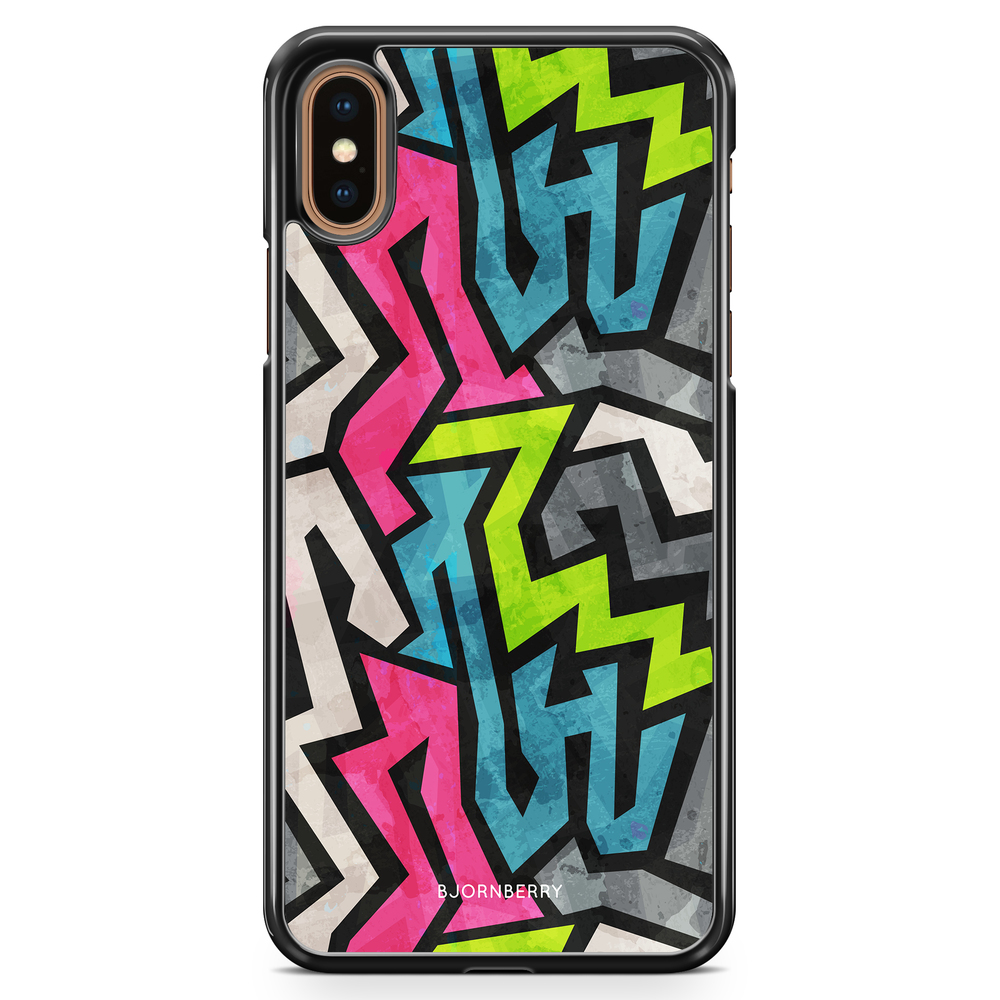 iPhone XS Max Case - Grunge Graffiti