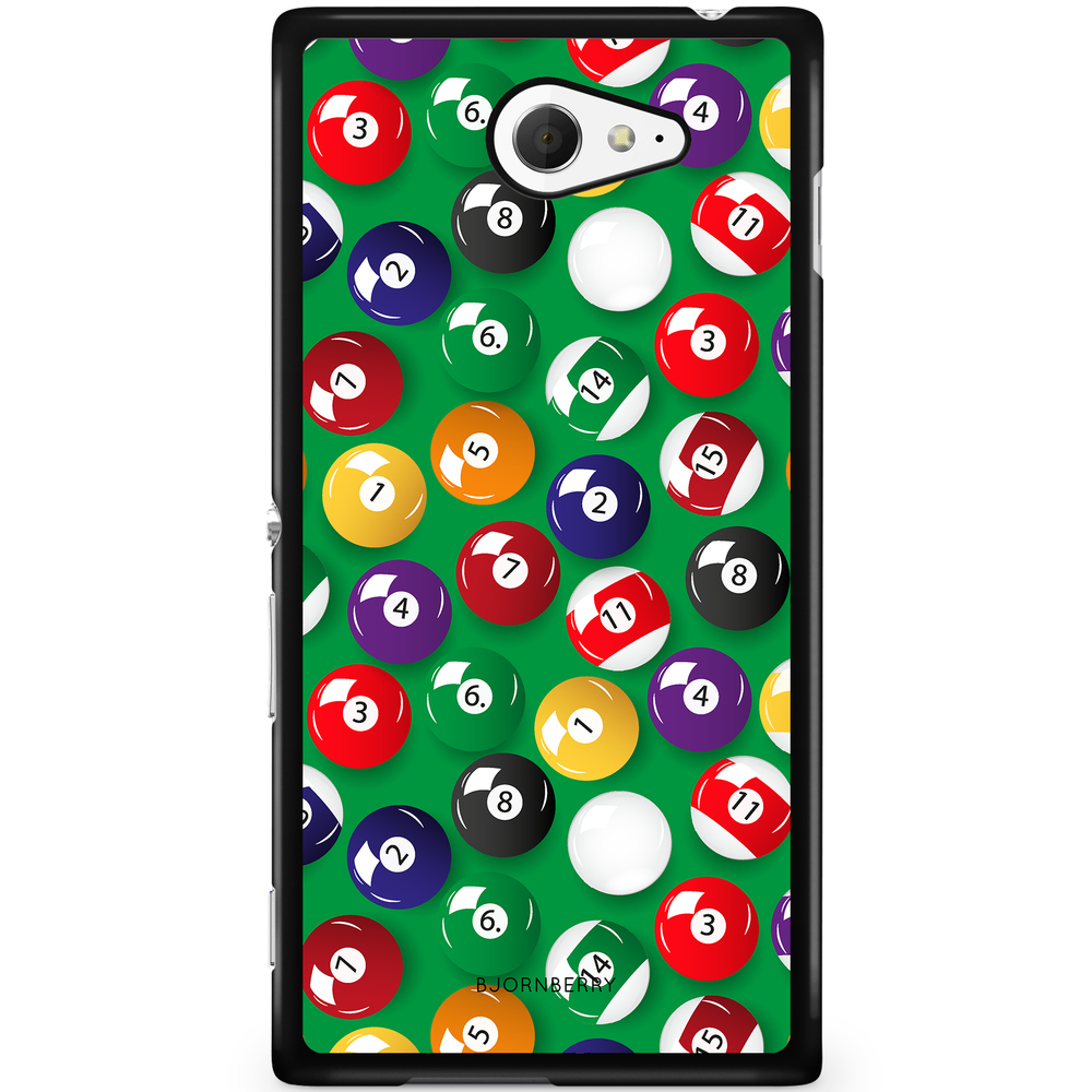 Sony Xperia M2 Aqua Case - Pool Balls
