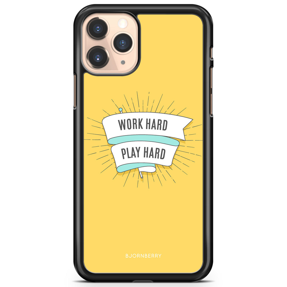 iPhone 11 Pro Max Case - Work hard play hard