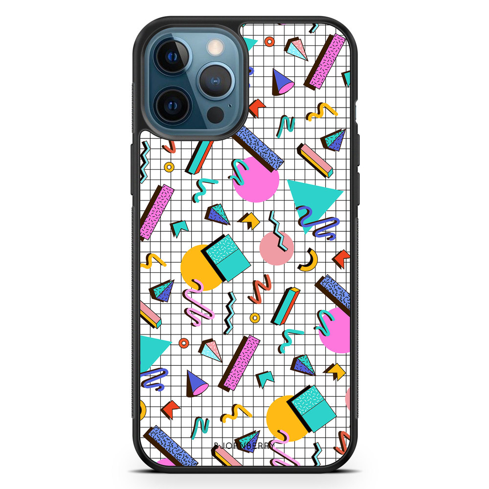 iPhone 12 Pro Case - 80s Pattern