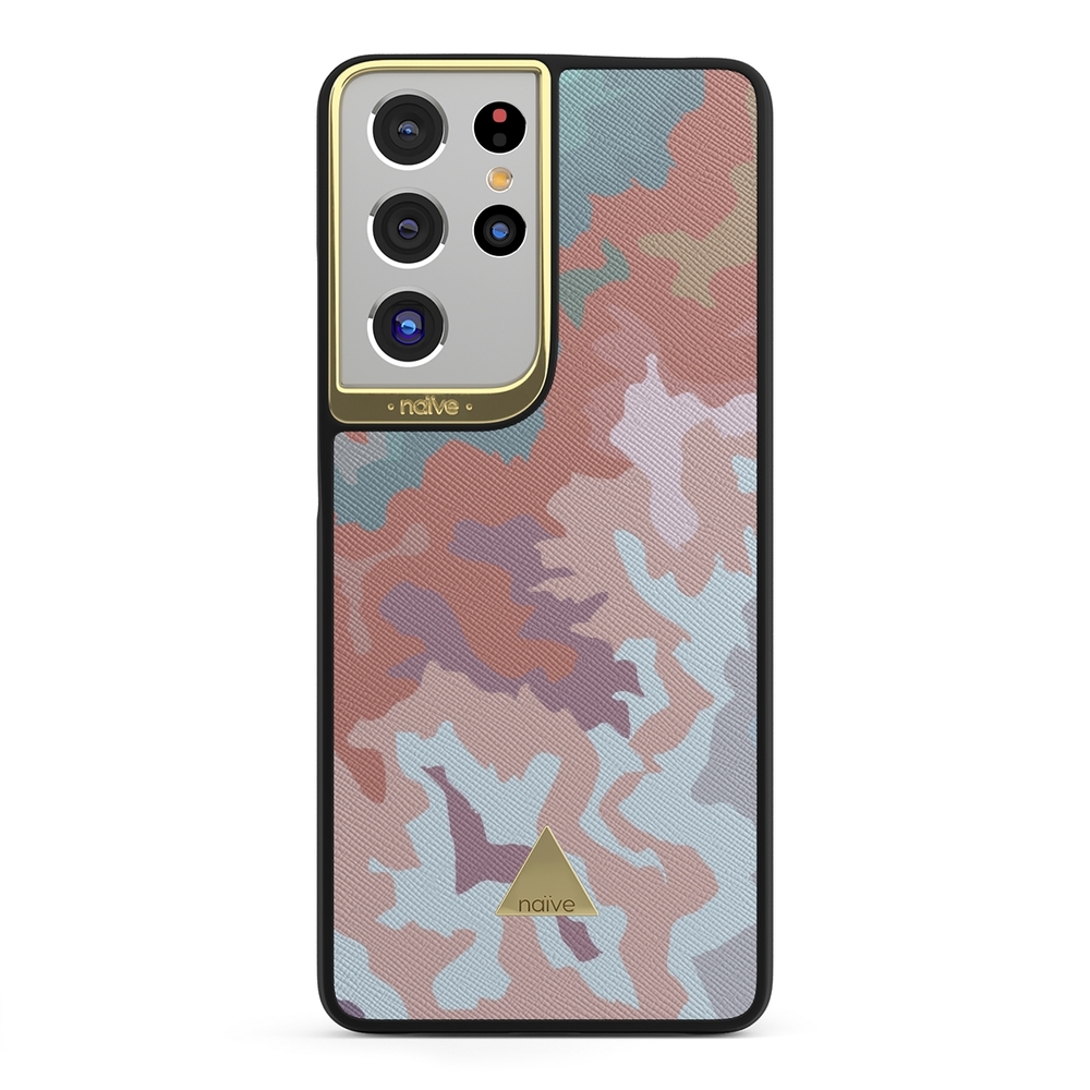 Naive Samsung Galaxy S21 Ultra Case - Pink Terazzo