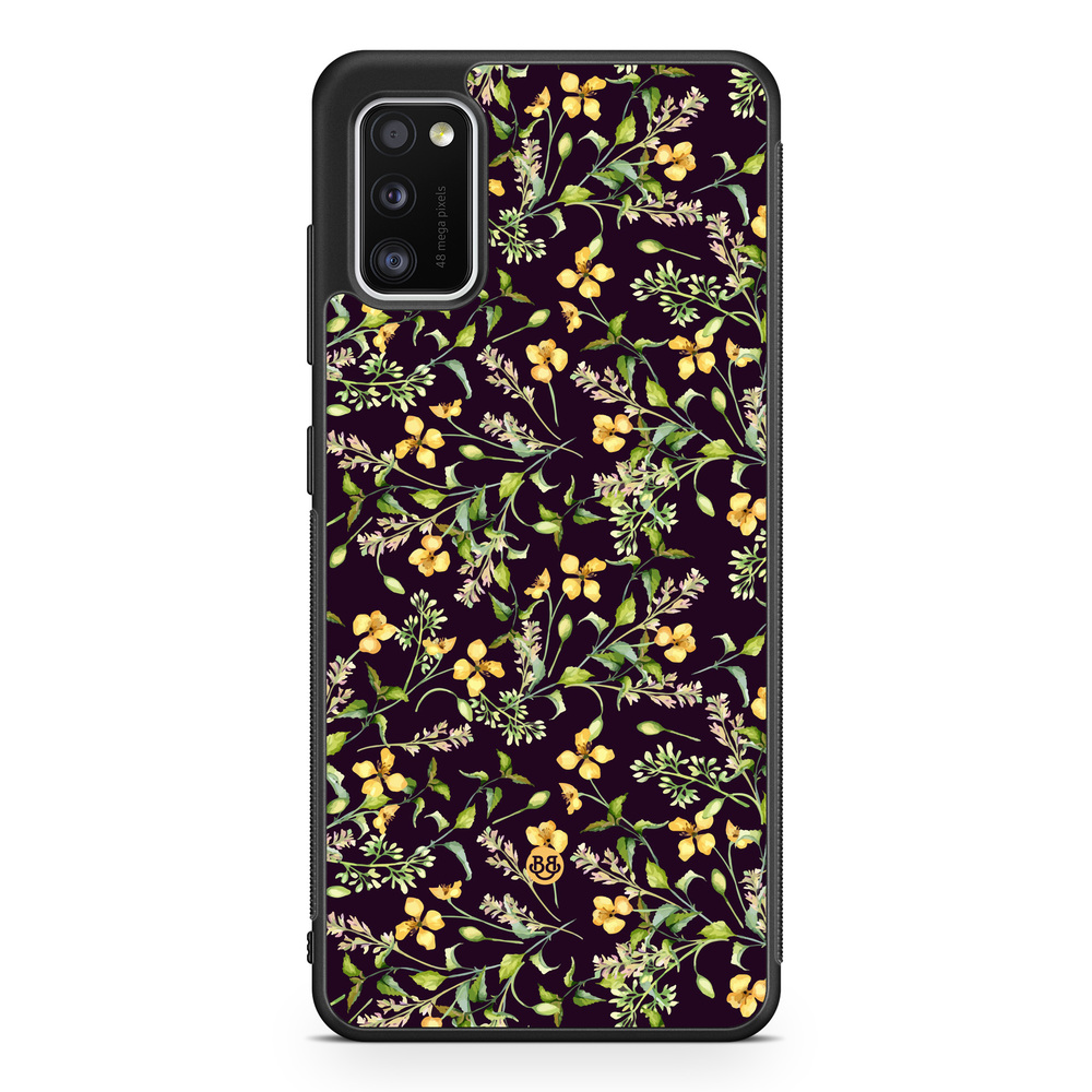 Samsung Galaxy A41 Case - WILD AUTUMN - Frosted Flora