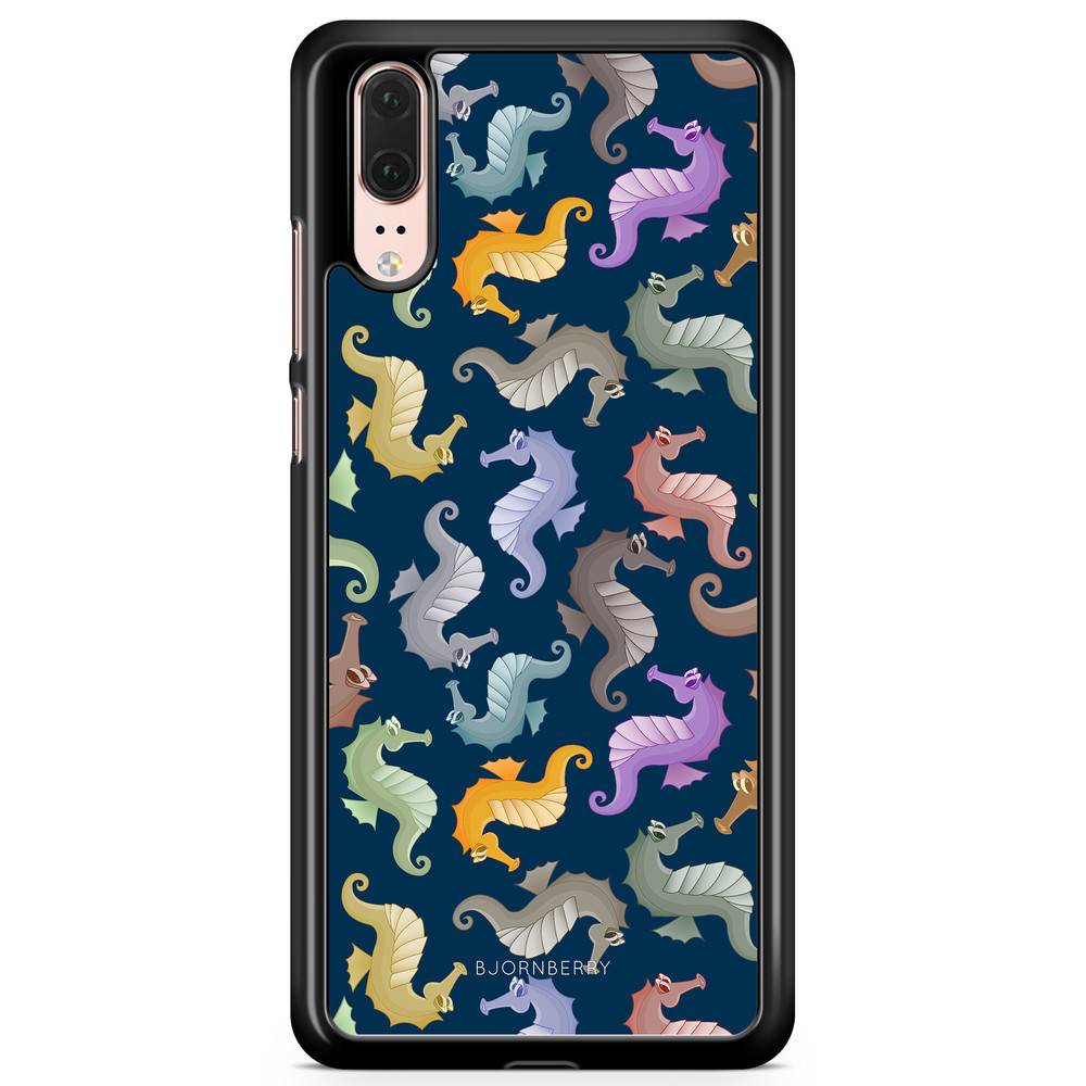 Huawei P20 Skal - Tecknade Sjöhästar