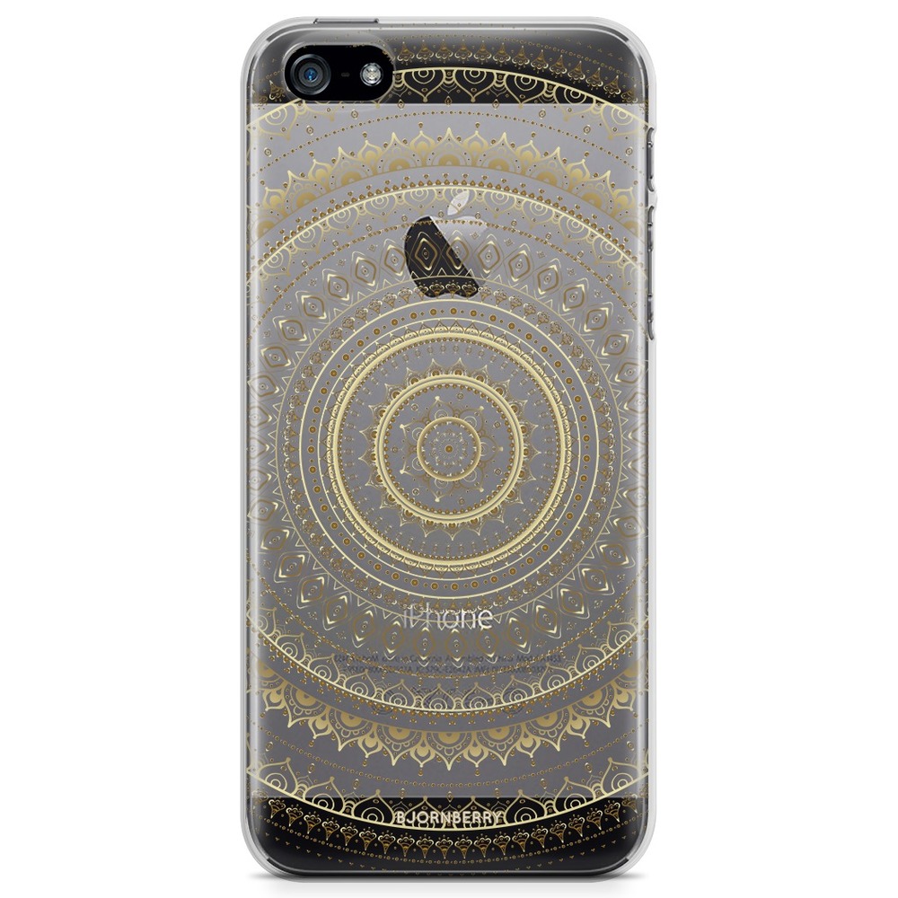 iPhone 5/5S/SE (2016) TPU Case - Gold Mandala