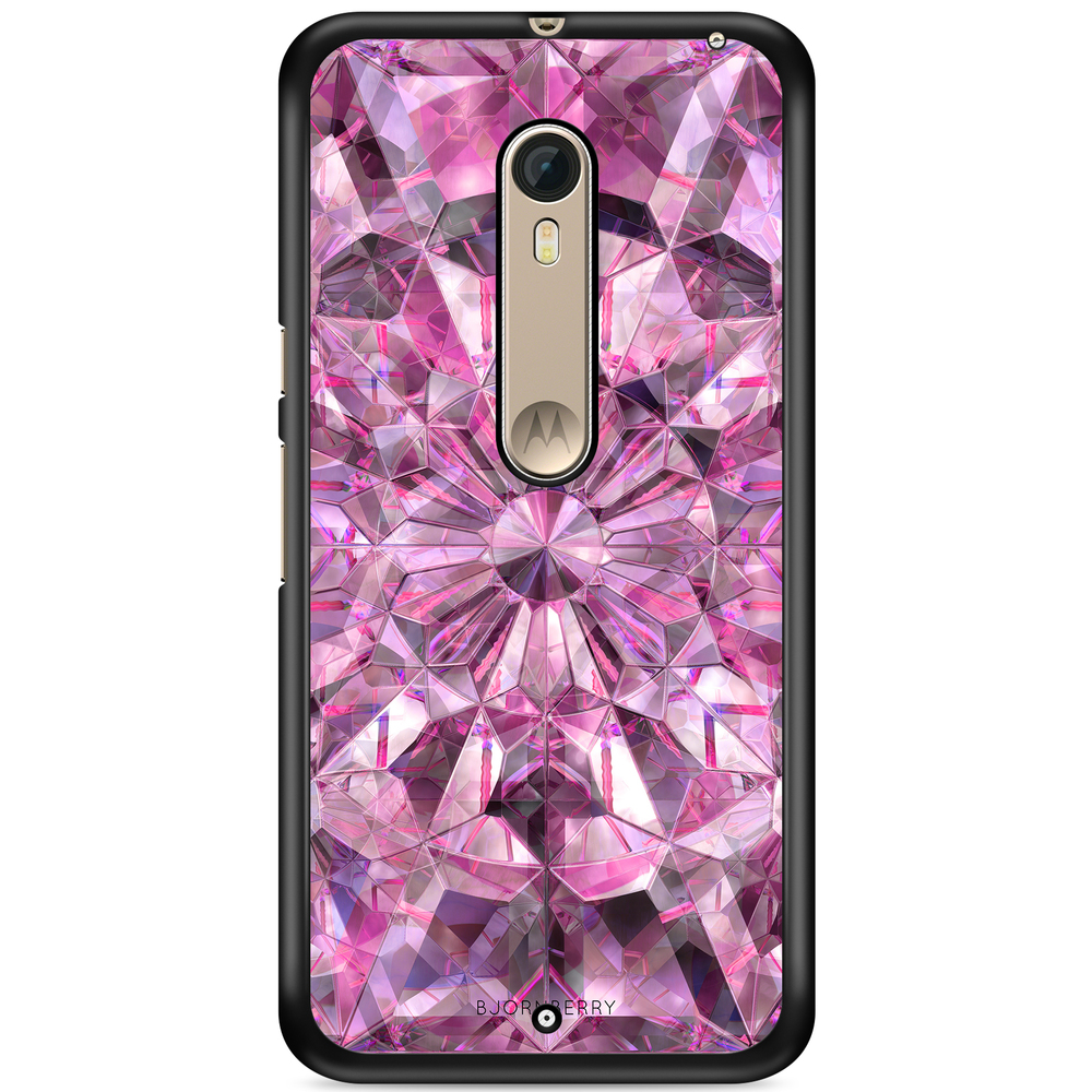 Moto X Style Case - Pink Crystals