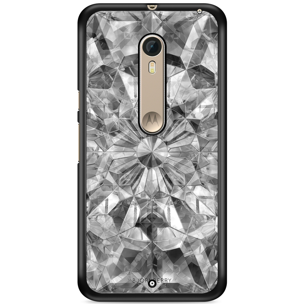 Moto X Style Case - Grey Crystals