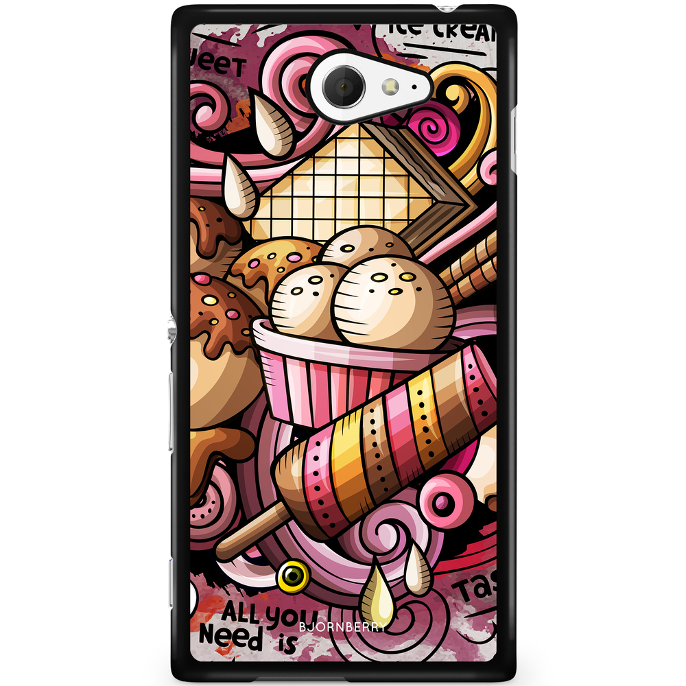 Sony Xperia M2 Aqua Case - Need Ice Cream