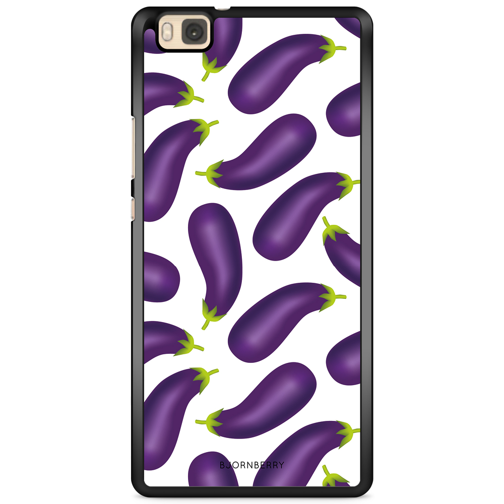 Huawei P8 Lite Case - Eggplant Pattern