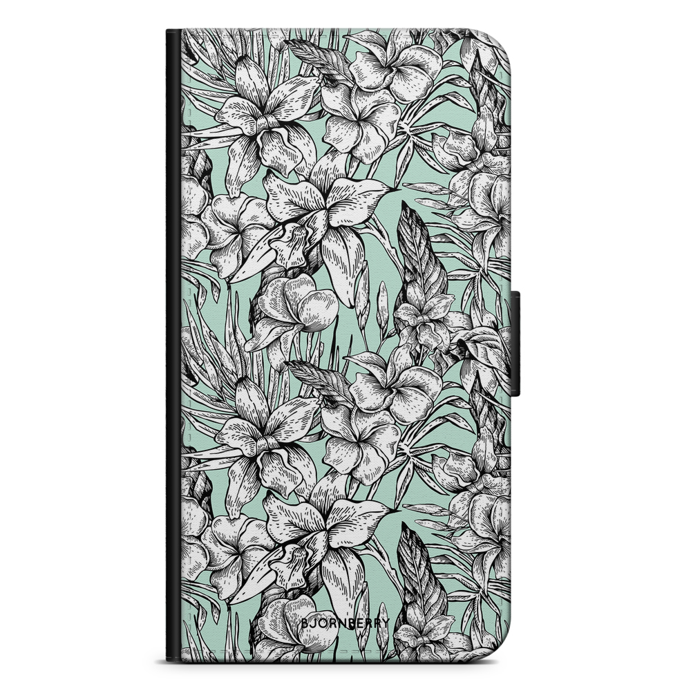 Samsung Galaxy Note 20 Plånboksfodral - Exotiska Blommor