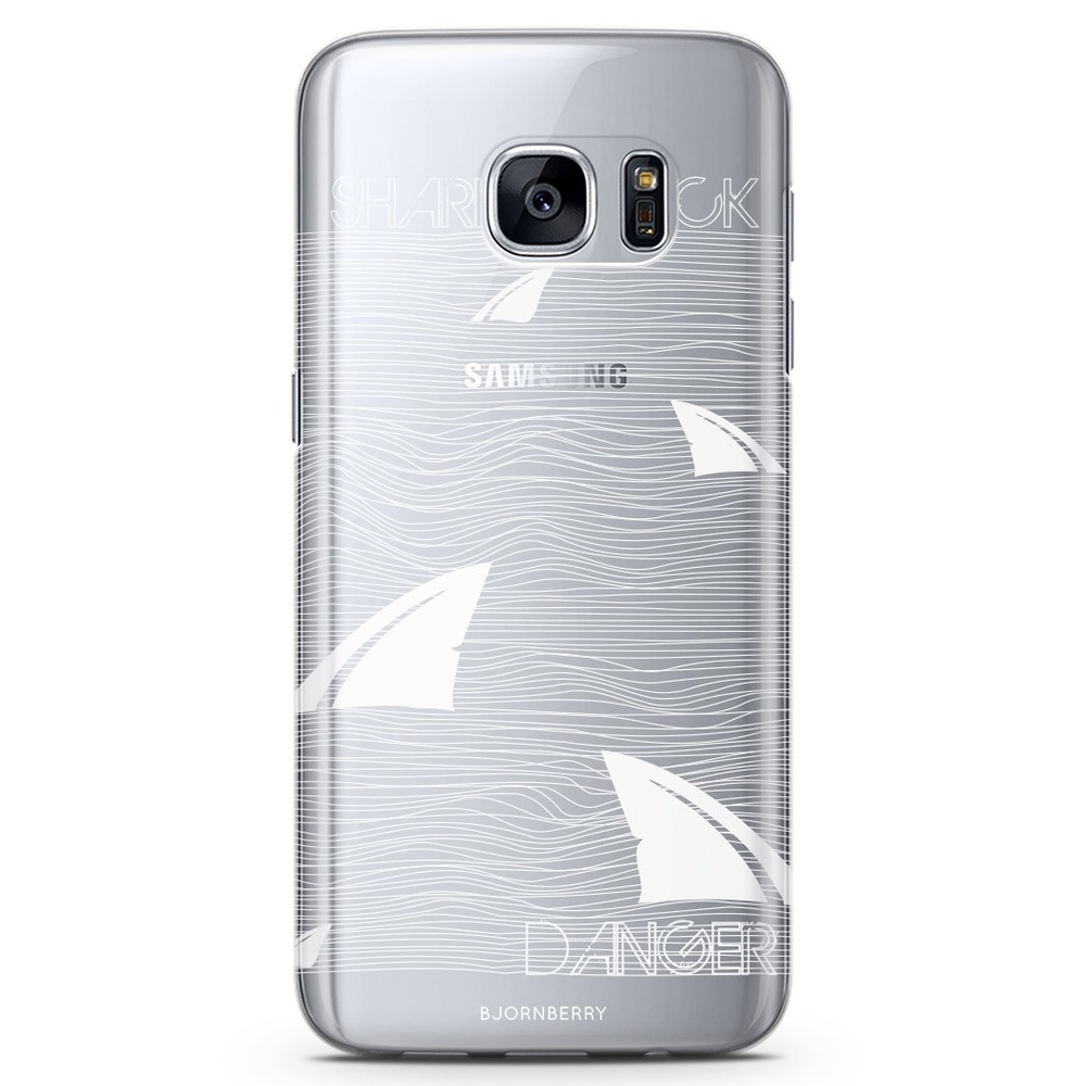 Samsung Galaxy S7 Edge TPU Case - Shark Attack