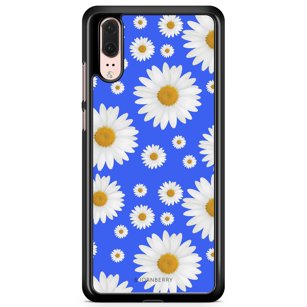 Huawei P20 Case - Blue Daisy Flowers