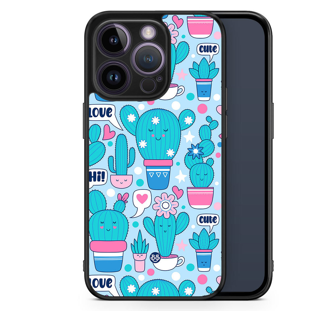 iPhone 14 Pro Case - Cute Cactus