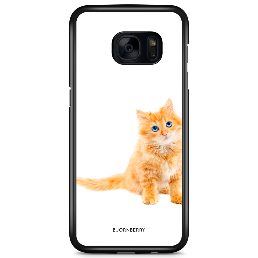 Samsung Galaxy S7 Case - Small Brown Cat