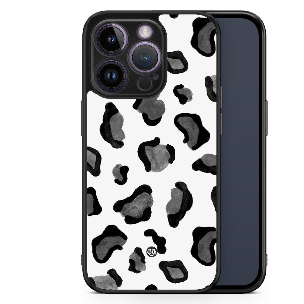 iPhone 14 Pro Case - Grey Leopard