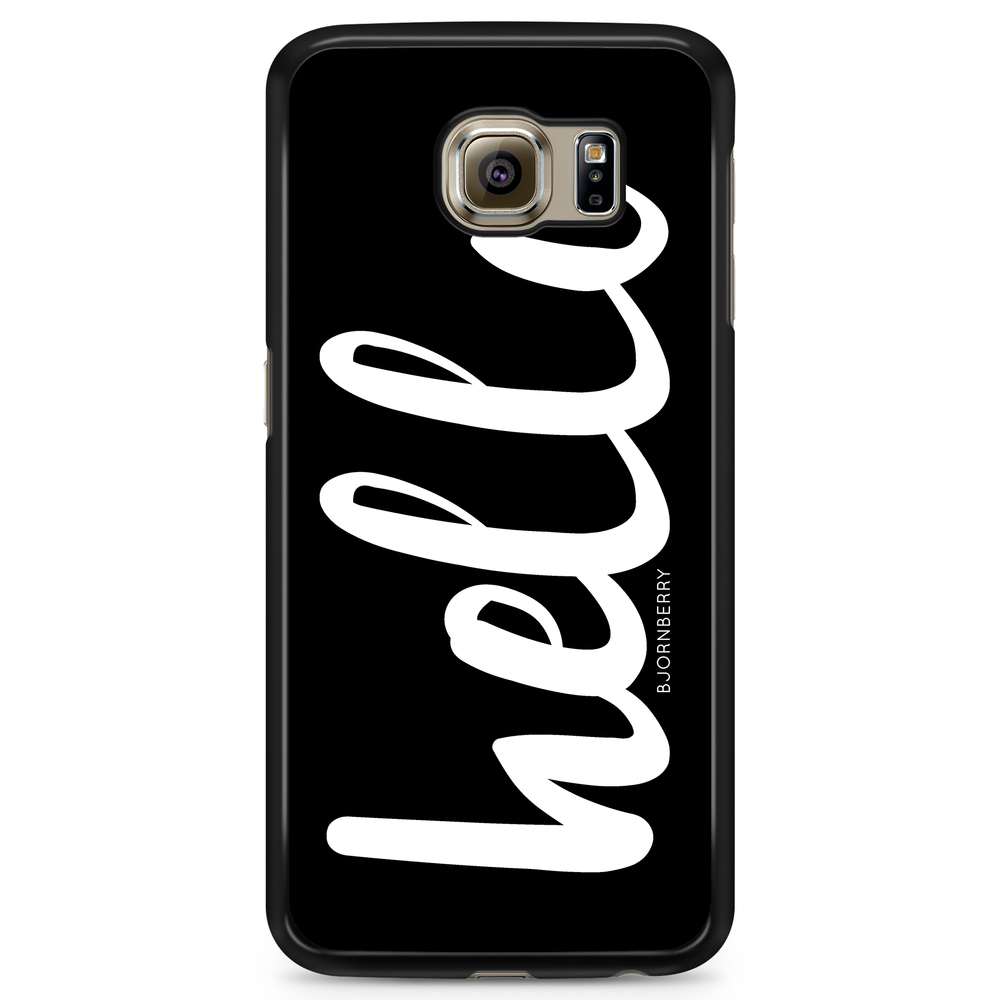 Samsung Galaxy S6 Edge Case - Hello White
