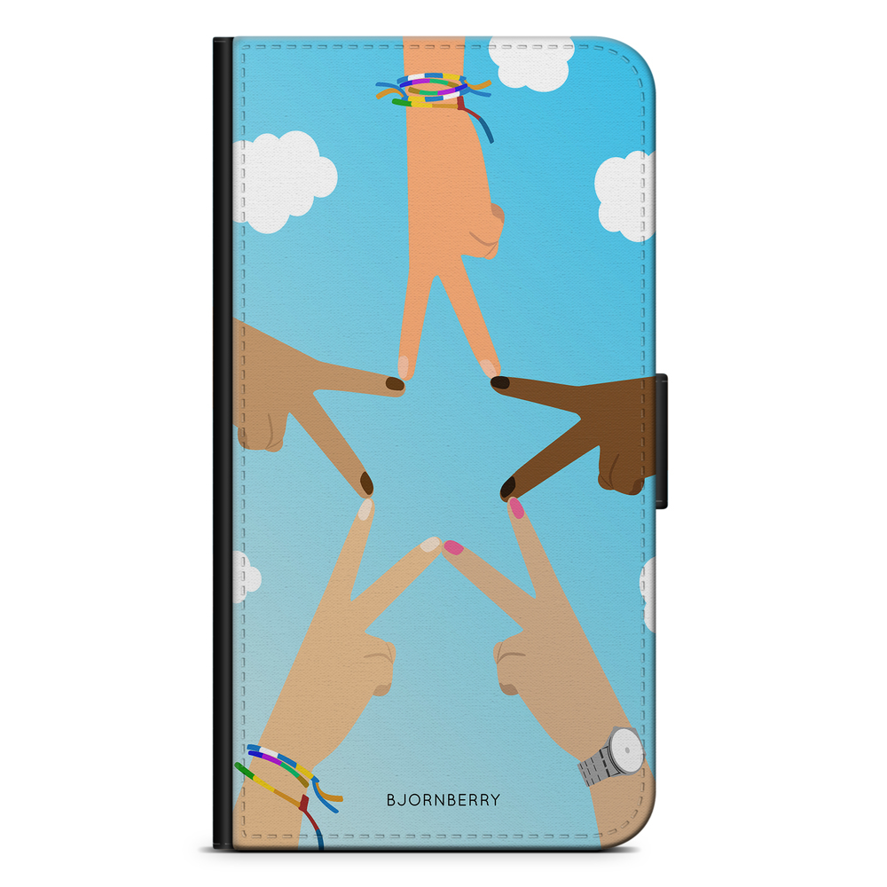 Samsung Galaxy A40 (2019) Plånboksfodral - Händer Stjärna | Mobilskal & Mobilfodral BJORNBERRY