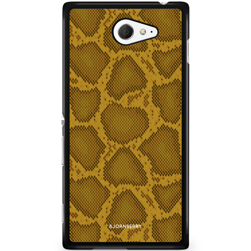 Sony Xperia M2 Aqua Case - Snake Skin
