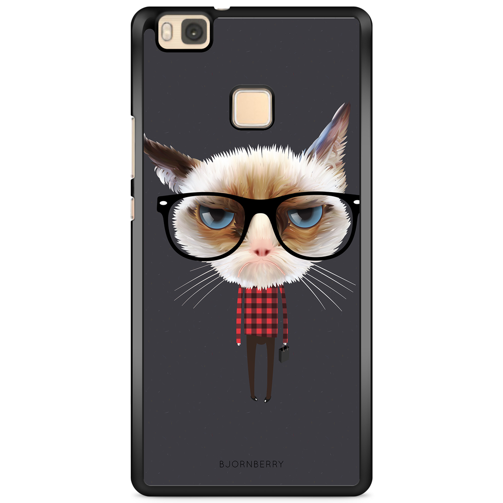 Huawei P9 Lite Case - Hipster Cat