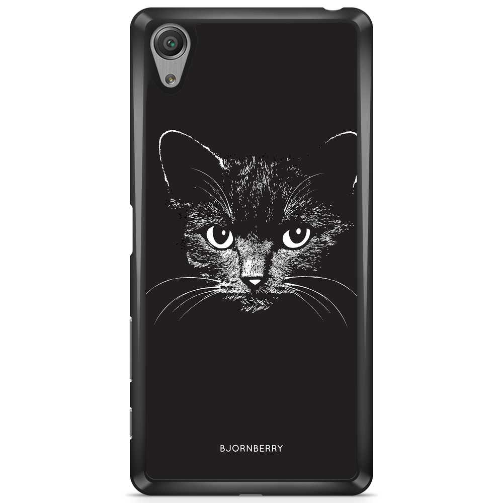 Sony Xperia L1 Case - Black/White Cat