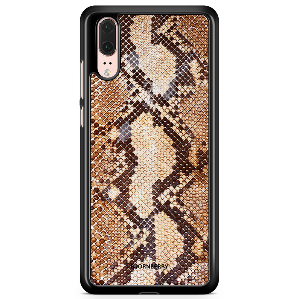 Huawei P20 Case - Snakeskin Brown