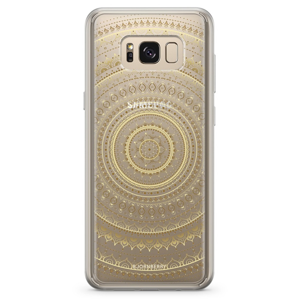 Samsung Galaxy S8 Plus Fashion Skal - Guld Mandala
