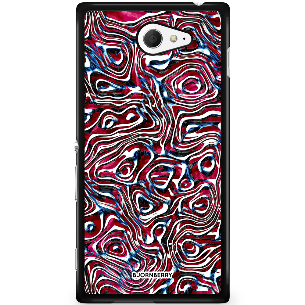 Sony Xperia M2 Aqua Case - Mineral Pattern