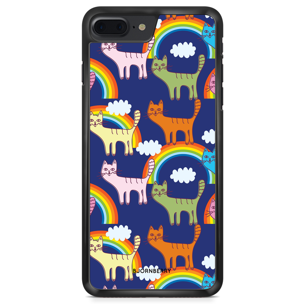 iPhone 8 Plus Case - Cats & Rainbows