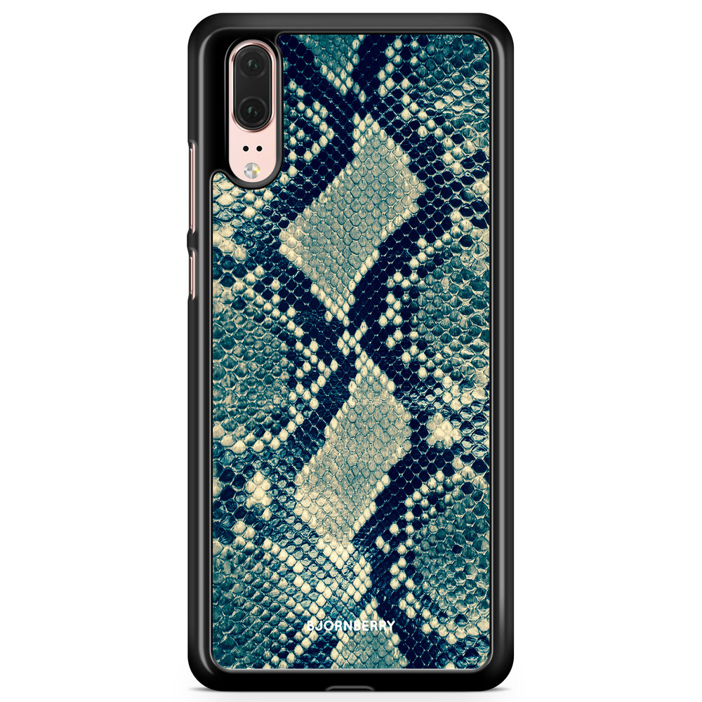 Huawei P20 Case - Blue Snakeskin