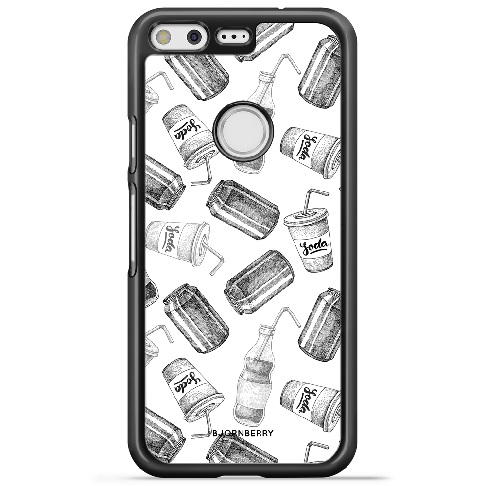Google Pixel Case - Soda Black & White