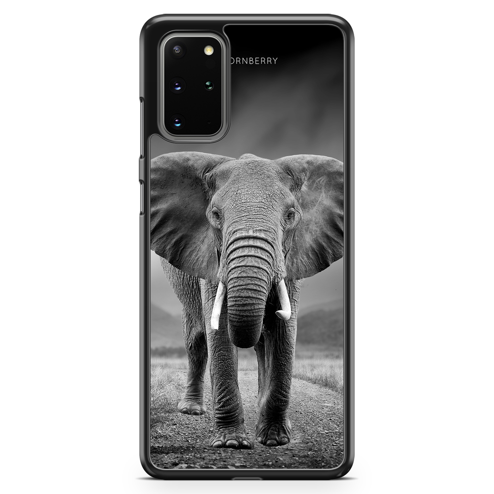 Samsung Galaxy S20 Plus Case - Black/White Elephant