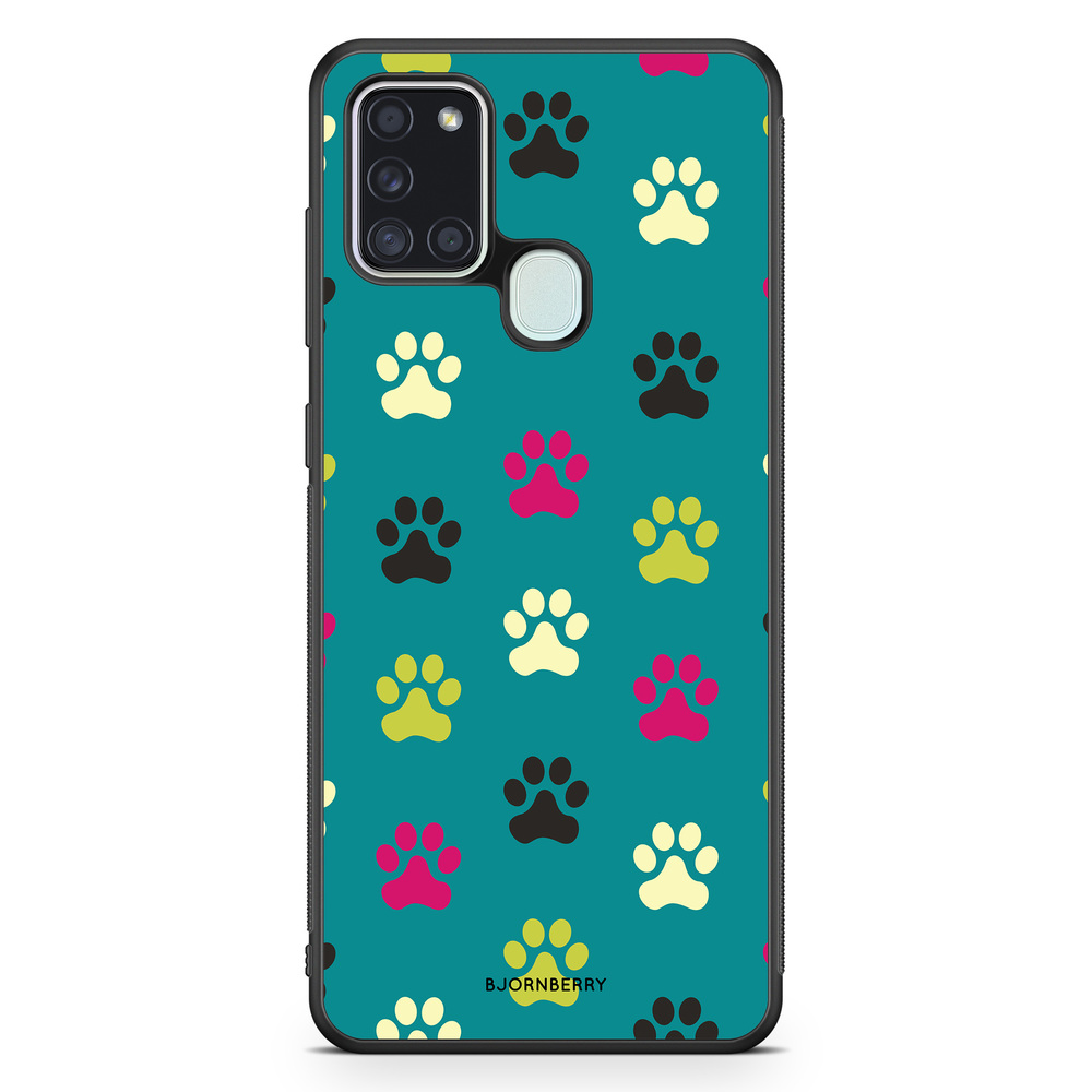 Samsung Galaxy A21s Case - Dog Footprint