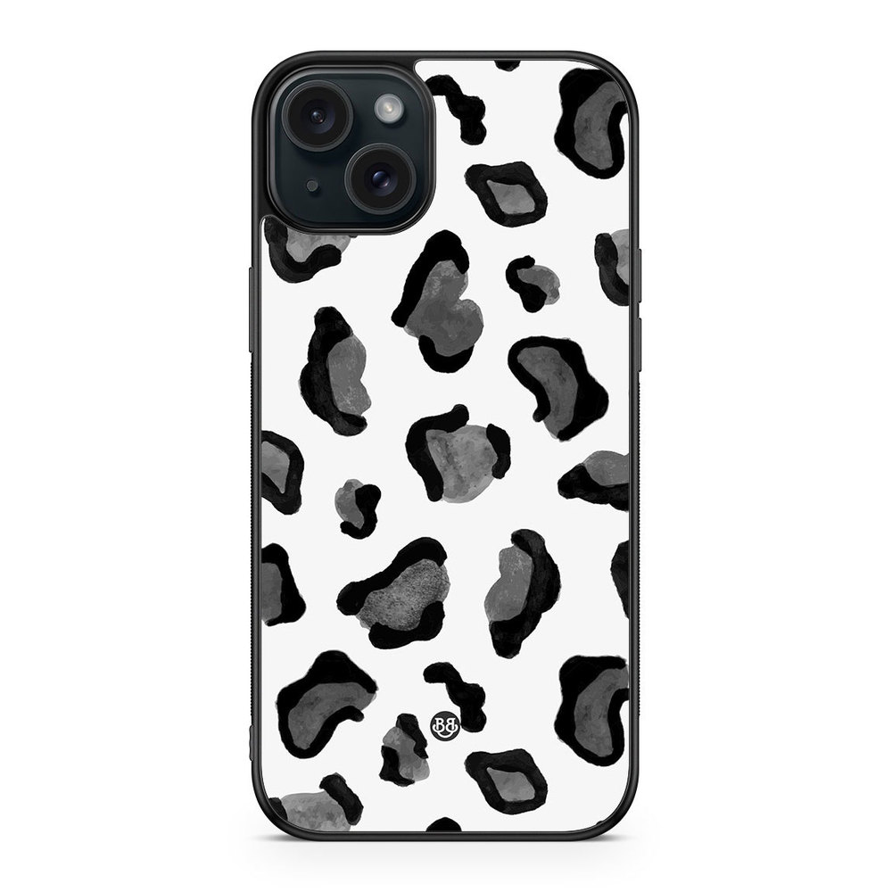 iPhone 15 Plus Case - Grey Leopard