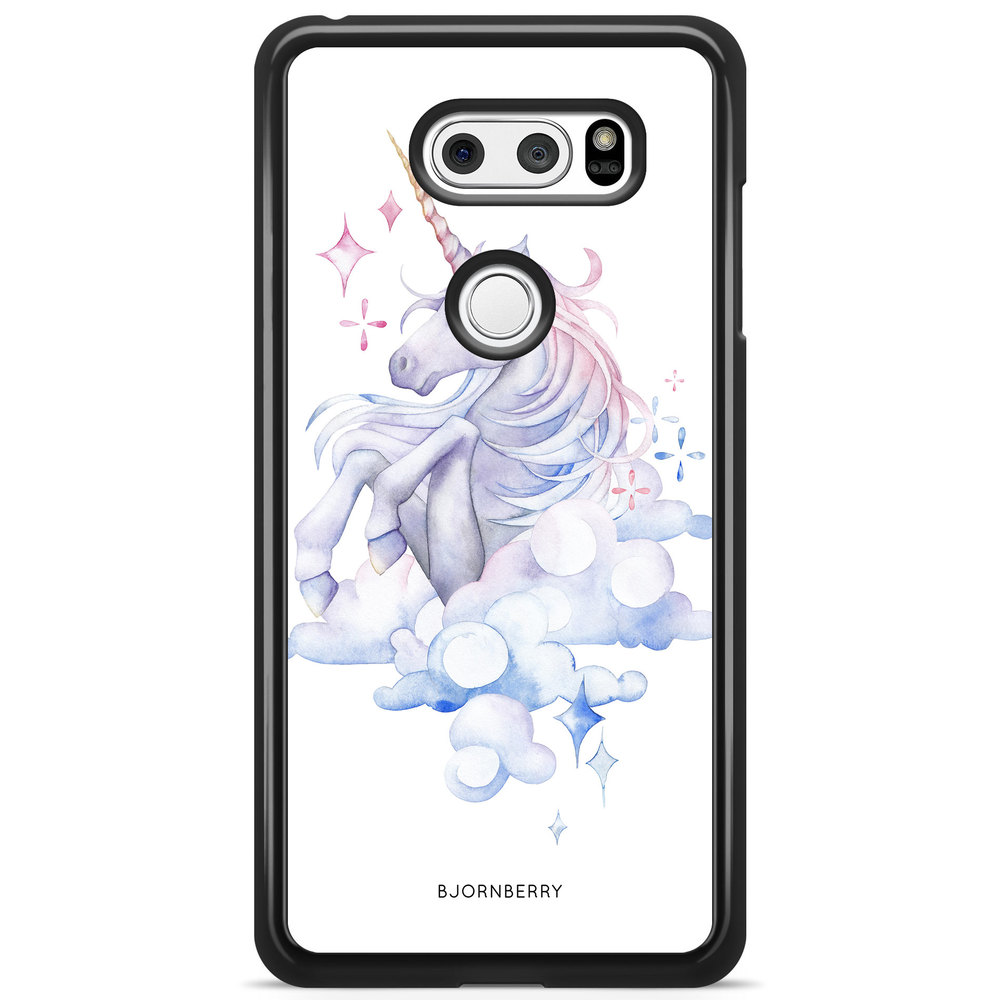 LG V30 Skal - Vattenfärg Enhörning