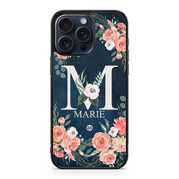 iPhone 15 Pro Max Custom Skal - Monogram Namn