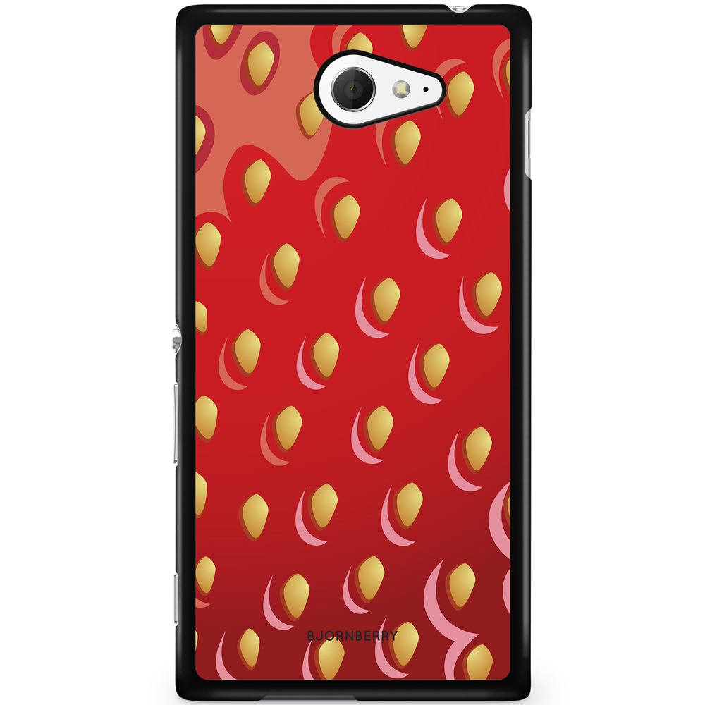Sony Xperia M2 Aqua Case - Strawberry
